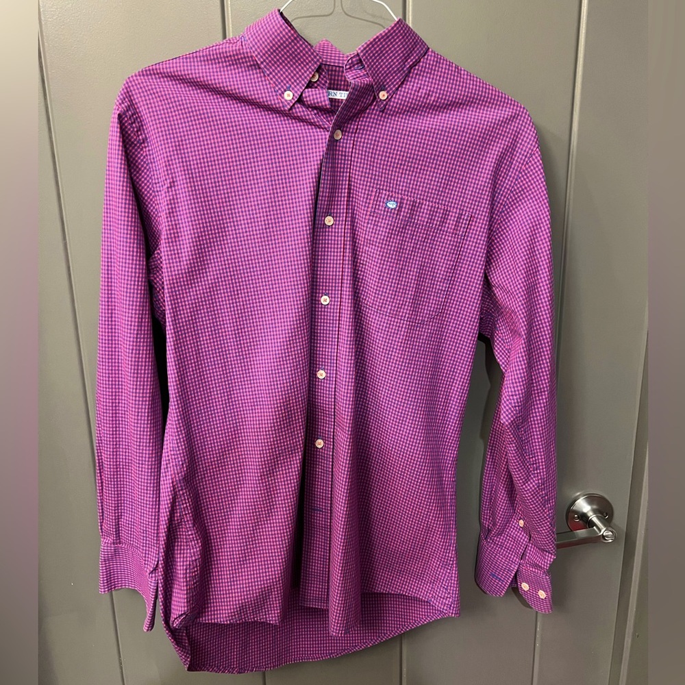 Southern Tide Long Sleeve Collared Shirt